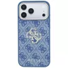 GUESS 4G & Big Strass Logo funda rígida para iPhone 18 Pro / 17 Pro - azul