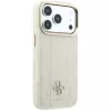 Guess Stripe Peony 4G Logo funda MagSafe para iPhone 18 Pro Max / 17 Pro Max - beige