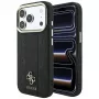 Guess Stripe Peony 4G Logo funda MagSafe para Apple iPhone 18 Pro / 17 Pro - negro