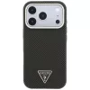GUESS Kevlar Triangle Logo funda MagSafe para iPhone 17 Pro Max / 18 Pro Max - marrón