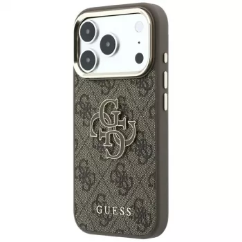 Guess 4G & Big Resin Logo funda para iPhone 17 Pro Max / 18 Pro Max - marrón
