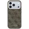 Guess 4G & Big Resin Logo funda para iPhone 17 Pro Max / 18 Pro Max - marrón