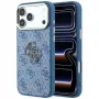 Guess 4G & Big Resin Logo funda para iPhone 17 Pro / 18 Pro - azul claro