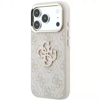 Guess 4G & Big Resin Logo funda para iPhone 17 Pro Max / 18 Pro Max - rosa