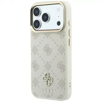 Guess Peony 4G Small Logo funda MagSafe para iPhone 18 Pro / 17 Pro - beige