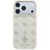 Guess Peony 4G Small Logo funda MagSafe para iPhone 18 Pro / 17 Pro - beige