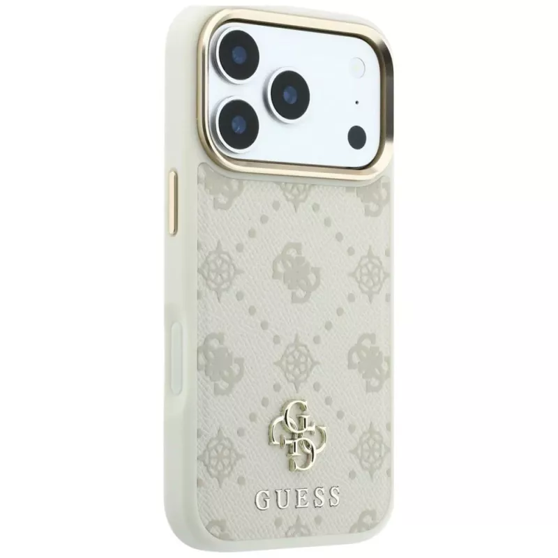 Guess Peony 4G Small Logo funda MagSafe para iPhone 18 Pro / 17 Pro - beige