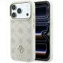 Guess Peony 4G Small Logo funda MagSafe para Apple iPhone 17 Pro Max / 16 Pro Max - beige