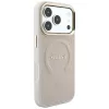 Guess Saffiano Peony & Ring funda MagSafe para iPhone 18 Pro / 17 Pro - rosa