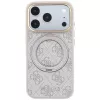Guess Ring Stand 360 4G Classic Logo Funda MagSafe para iPhone 18 Pro Max / 17 Pro Max - Rosa
