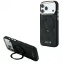 Guess Ring Stand 360 4G Classic Logo Funda MagSafe para iPhone 18 Pro / 17 Pro, Negro