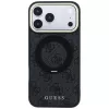 Guess Ring Stand 360 4G Classic Logo Funda MagSafe para iPhone 18 Pro / 17 Pro, Negro
