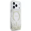 Guess Resin Bottom Glitter Funda MagSafe para iPhone 18 Pro / 17 Pro, Oro