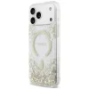 Guess Resin Bottom Glitter Funda MagSafe para iPhone 18 Pro Max / 17 Pro Max, Oro