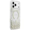 Guess Resin Bottom Glitter Funda MagSafe para iPhone 18 Pro Max / 17 Pro Max, Oro