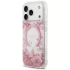 Guess Resin Bottom Glitter Funda MagSafe para Apple iPhone 18 Pro / 17 Pro, Rosa