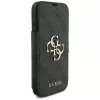 Guess Book 4G Metal Logo Funda para iPhone 18 Pro / 17 Pro - Negro