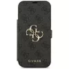 Guess Book 4G Metal Logo Funda para iPhone 18 Pro Max / 17 Pro Max, Negro