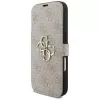 Guess Book 4G Metal Logo Funda tipo libro para iPhone 16 Pro / 17 Pro - Rosa