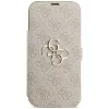 GUESS Book 4G Metal Logo Funda tipo libro para iPhone 18 Pro Max / 17 Pro Max - Rosa