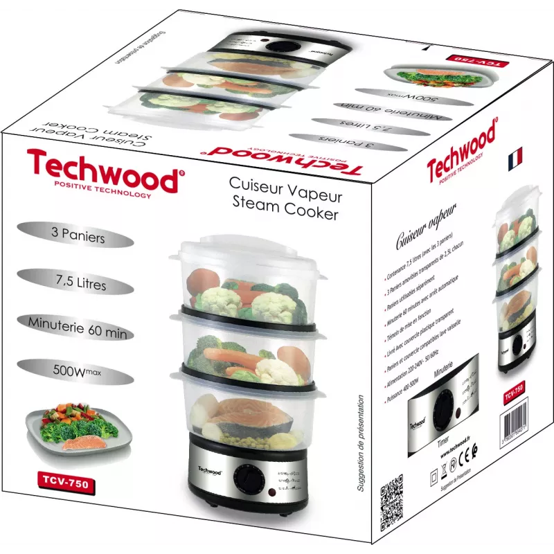 Techwood TCV-750 vaporera de 7.5 L (TCV-750)