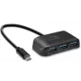 Speedlink Snappy Evo hub USB-C a USB 3.0 de 4 puertos (SL-140202-BK)
