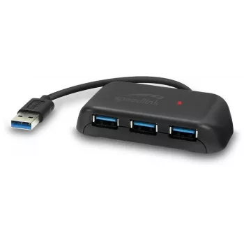 Hub USB 3.1 de 4 puertos Speedlink Snappy Evo (SL-140109-BK)