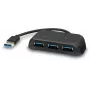 Speedlink Snappy Evo hub USB 3.1 de 4 puertos (SL-140109-BK)