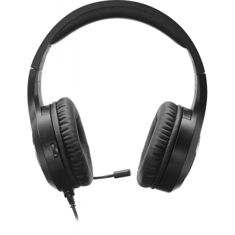 SPEEDLINK SL-450305-BK Auriculares gaming on-ear con cable y micrófono con cancelación de ruido, USB-A, altavoces de 30mm, cable de 1,8m, Negro
