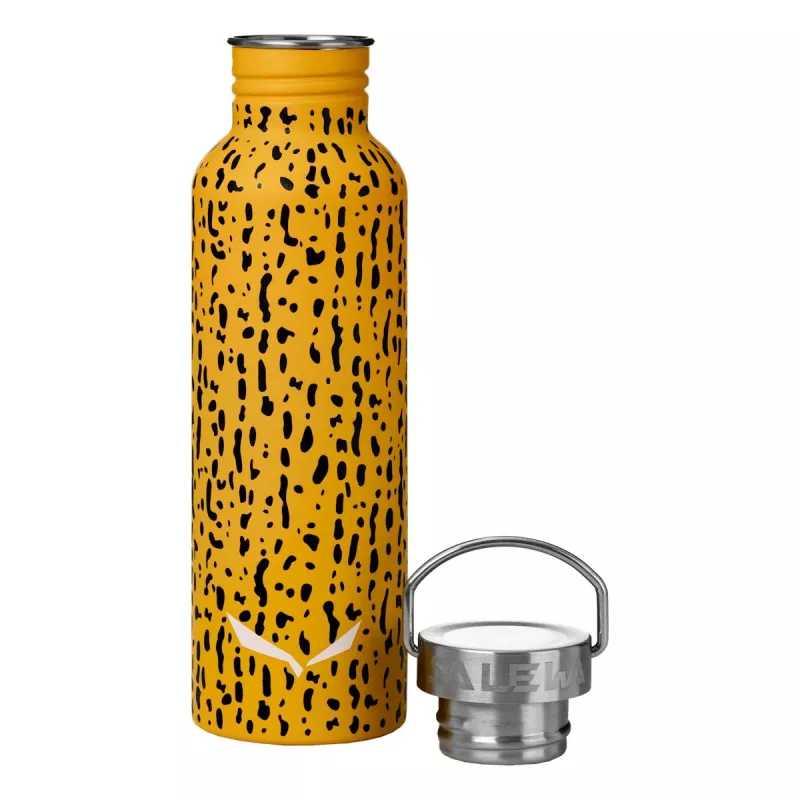 SALEWA Aurino botella 0,75 l Gold Spotted – botella de agua de aluminio ligera