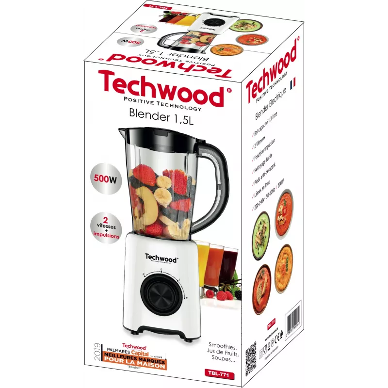 Techwood TBL-771 batidora de vaso 500 W (TBL-771)