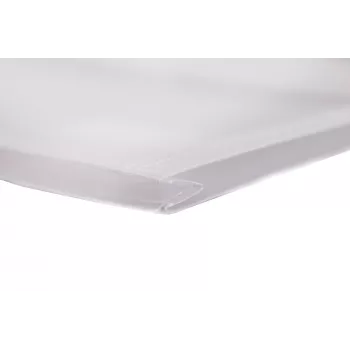 FolderSys Carpeta de documentos A6 con fuelle, transparente mate