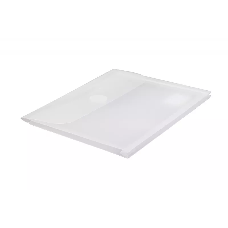 FolderSys Carpeta de documentos A6 con fuelle, transparente mate