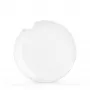 FIFTYEIGHT 2 Plato llano con borde mordido 28 cm blanco