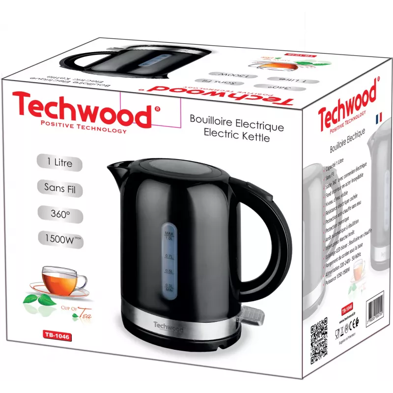 Techwood TB-1046 hervidor de agua 1 L (TB-1046)