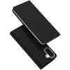 Nevox Vario Series Funda con tapa para Samsung Galaxy A27 5G – Funda cartera de piel PU negra con compartimentos para tarjetas, portamonedas y función de soporte