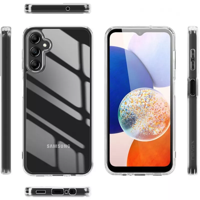 NEVOX StyleShell SHOCKFlex Funda protectora para Samsung Galaxy A27 5G, transparente