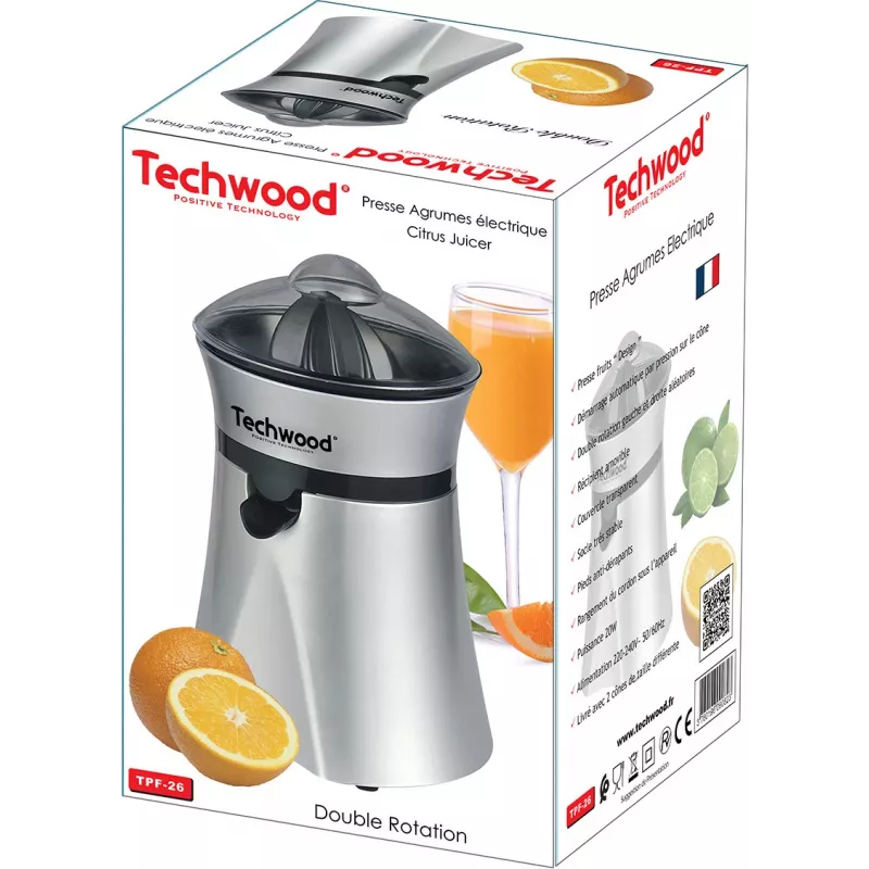 Techwood TPF-26 exprimidor de cítricos 20 W (TPF-26)