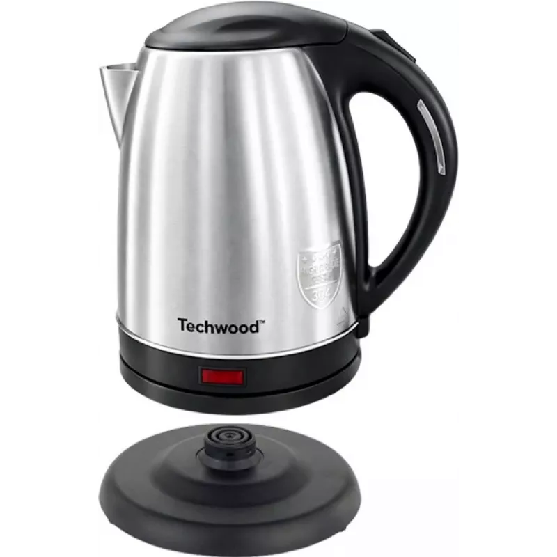 Techwood TBI-018 hervidor de agua de acero inoxidable 1,8 L, plateado (TBI-018)