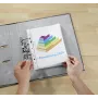 LANDS 100 fundas de plástico para documentos A4 cristal transparente superficie lisa