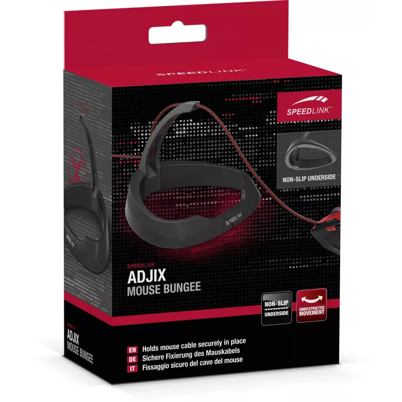 Speedlink Adjix Mouse Bungee soporte para cable de ratón (SL-680200-BK)