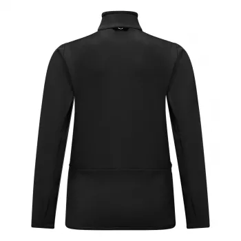 SALEWA Puez Cammino PL sudadera con capucha y cremallera completa mujer Black Out (EU 38 / M)