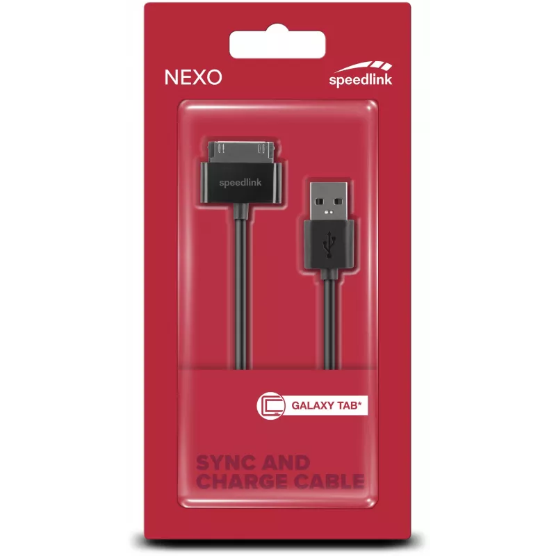 Speedlink Nexo cable de sincronización y carga para Samsung Galaxy Tab (SL-7503-BK)