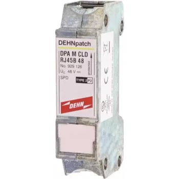 DEHN DPA M CLD RJ45B 48 protector contra sobretensiones DEHNpatch con 2 conectores hembra RJ45