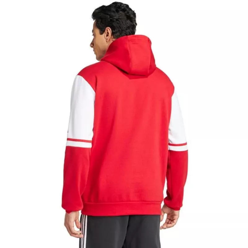 adidas Squadra 25 sudadera con capucha hombre Team Power Red/blanco JD2973 S