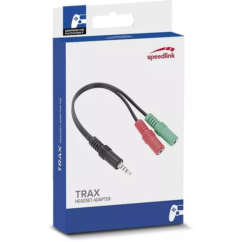 Speedlink Trax adaptador de auriculares para PS4/Xbox (SL-450103-BK)