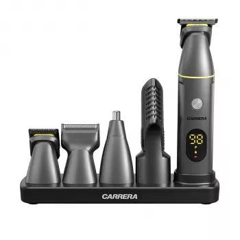 Carrera 34648 set de cuidado - multi-groomer para barba, cabello, cuerpo, nariz y orejas