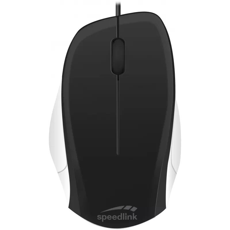 Speedlink Ledgy Silent ratón, negro/blanco (SL-610015-BKWE)