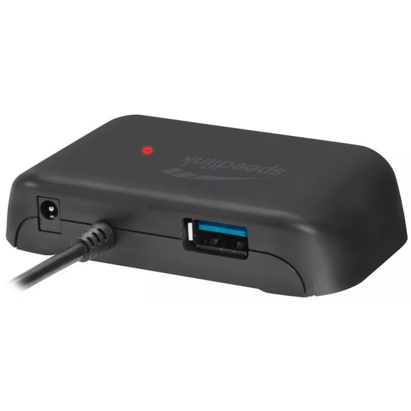 Speedlink Snappy Evo hub USB 3.0 de 4 puertos (SL-140106-BK)