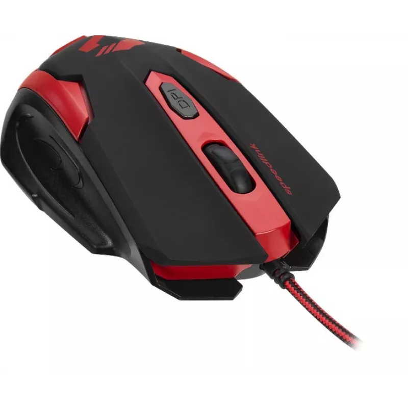 Speedlink Xito ratón gaming con cable, 5 botones, 3200 DPI (SL-680009-BKRD)